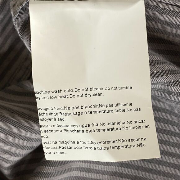 Hugo Boss Striped Cassette 2 Button Down Long Sleeve Shirt Men's Size XL - Picture 6 of 9